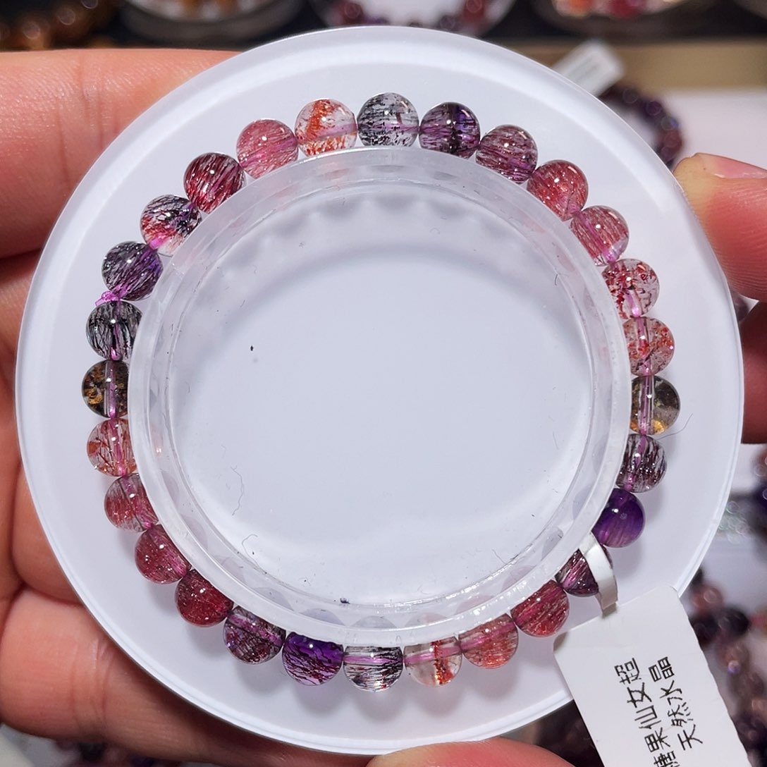 水晶手链未镶嵌?**酱手