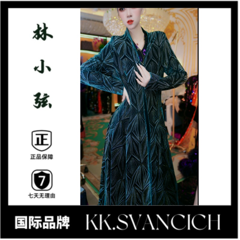 881新款绿色外套设计师手工款显瘦显白优雅大方显瘦拉边外套