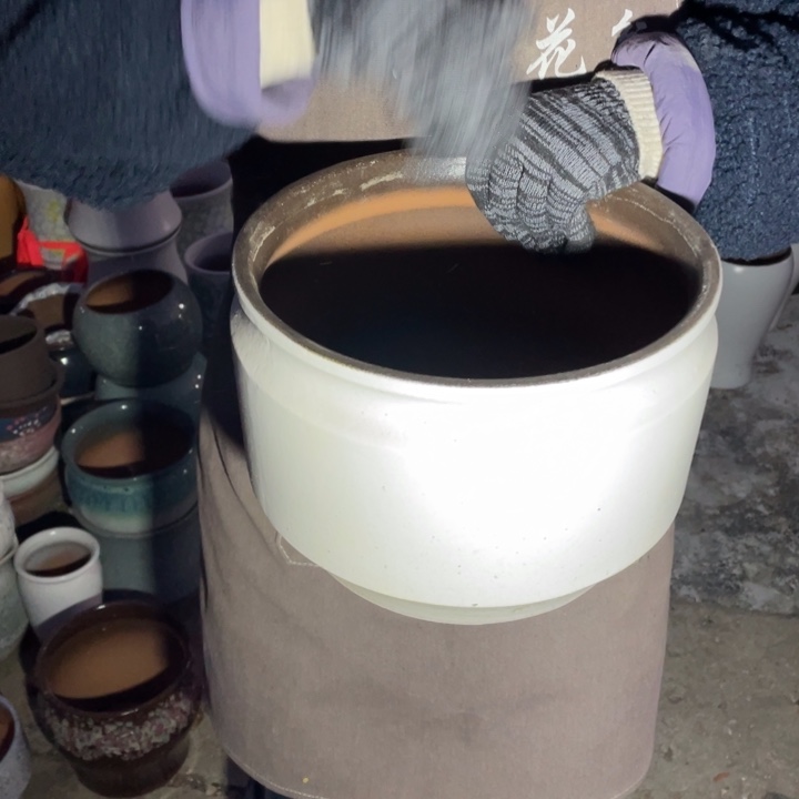 紫砂花盆口25高18正品正品
