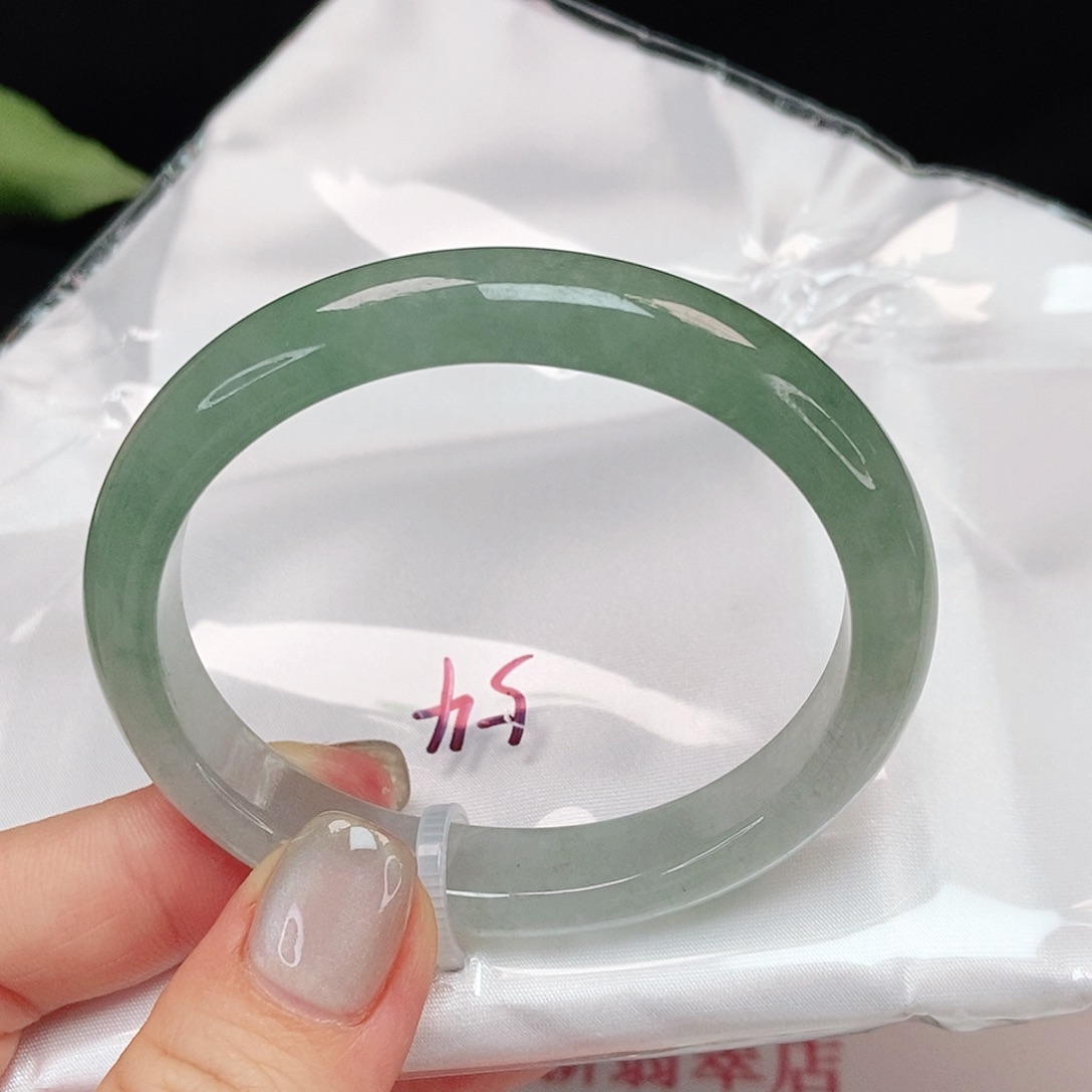 翡翠手镯未镶嵌冰条晴蓝特色贵妃强推