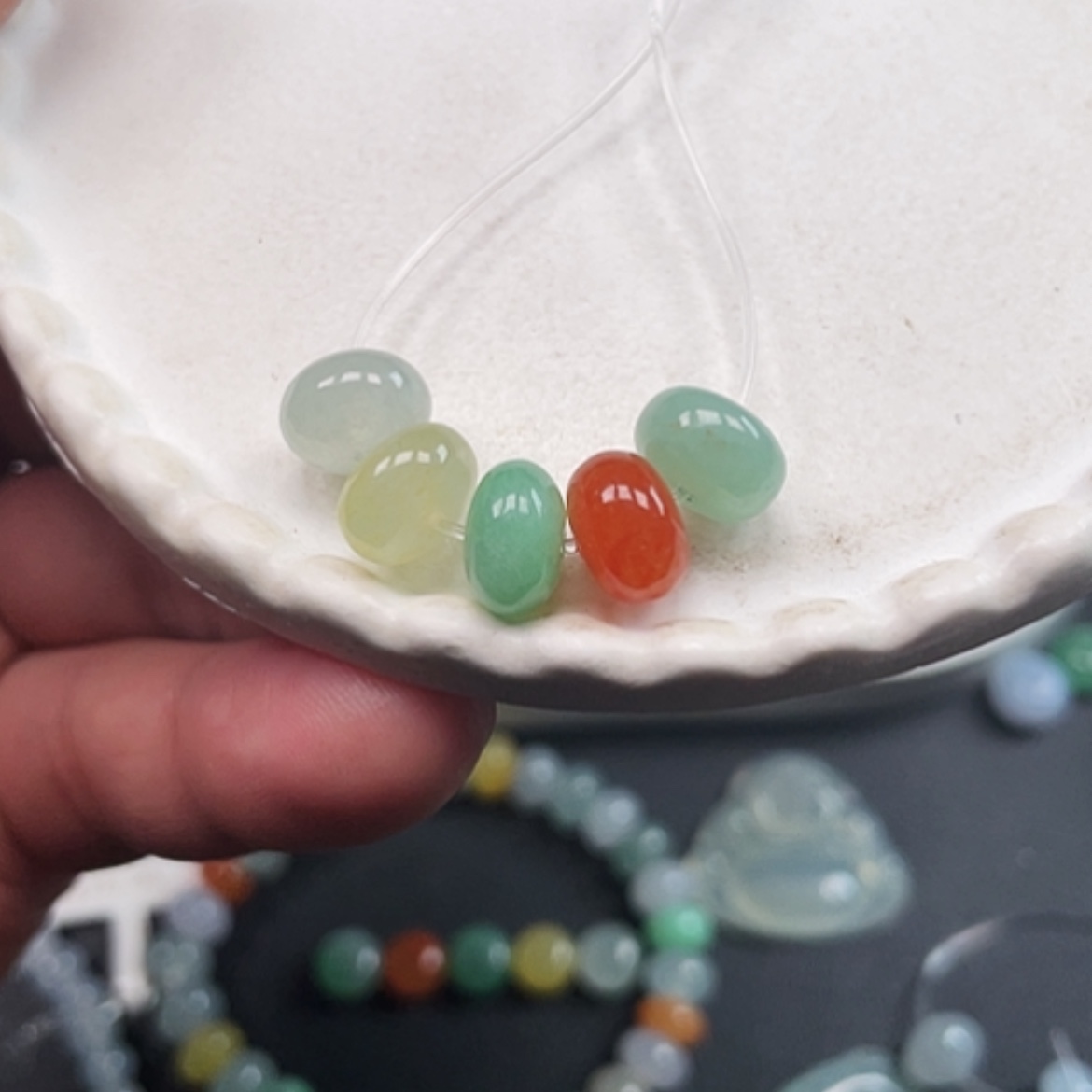 【闪购商品】定制翡翠未镶嵌风*，