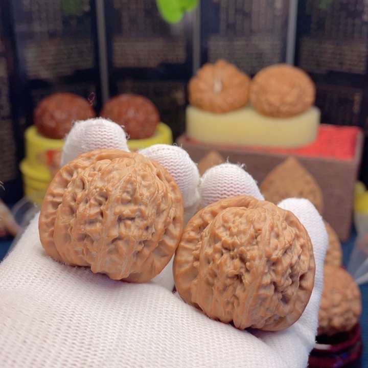 吊坠文玩核桃37全品小球白