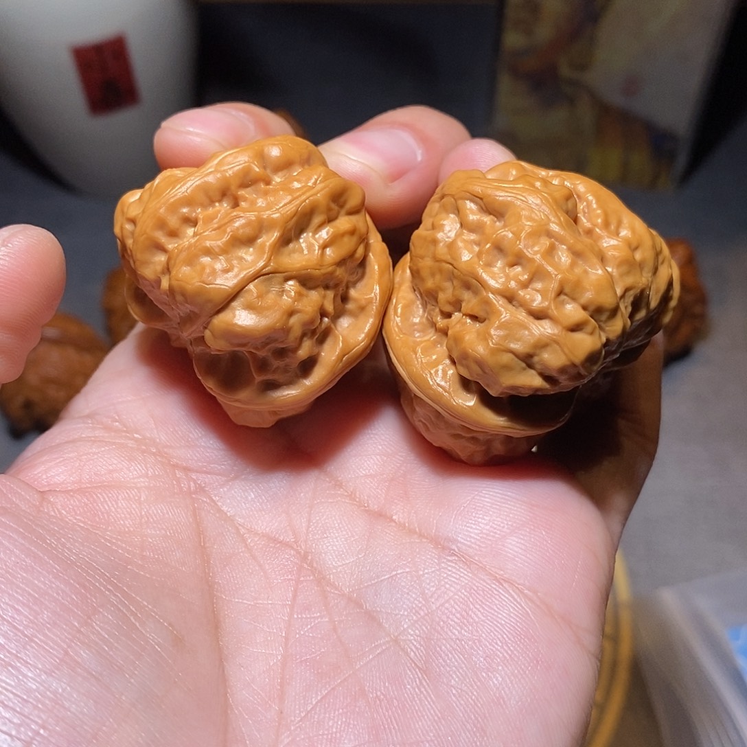 文玩核桃把件全品无修40尺怀柔蛤蟆头