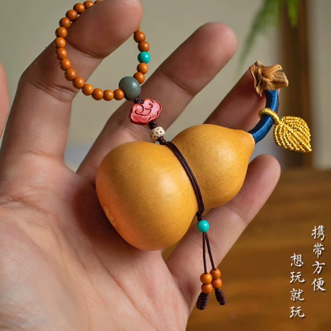 精致纯手工编车内后视镜车载饰品