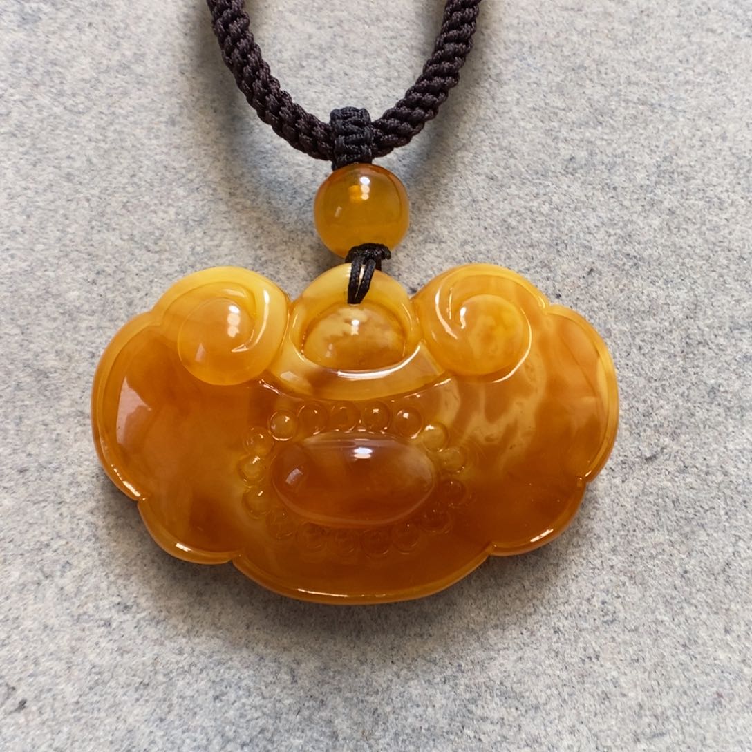 未镶嵌颈饰蜜蜡蜜蜡