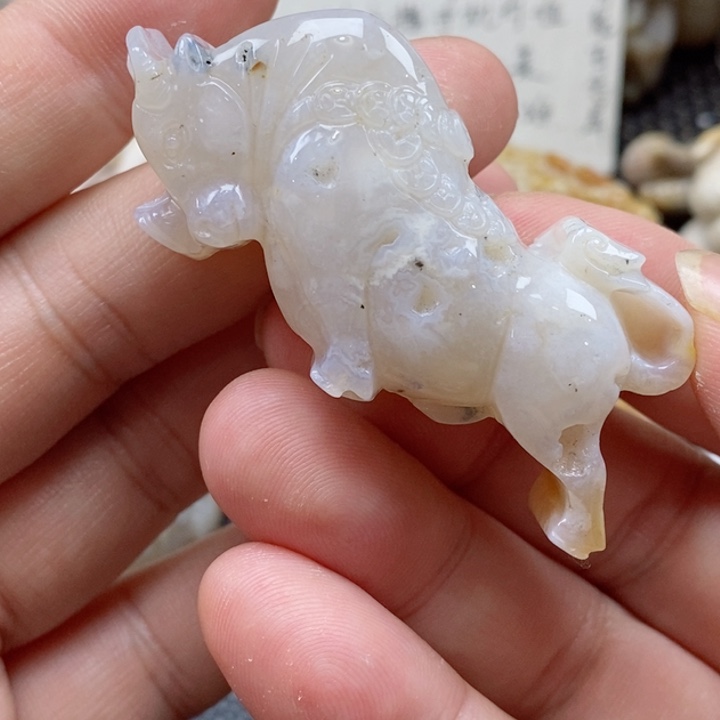 硅化珊瑚（珊瑚玉）颈饰未镶嵌