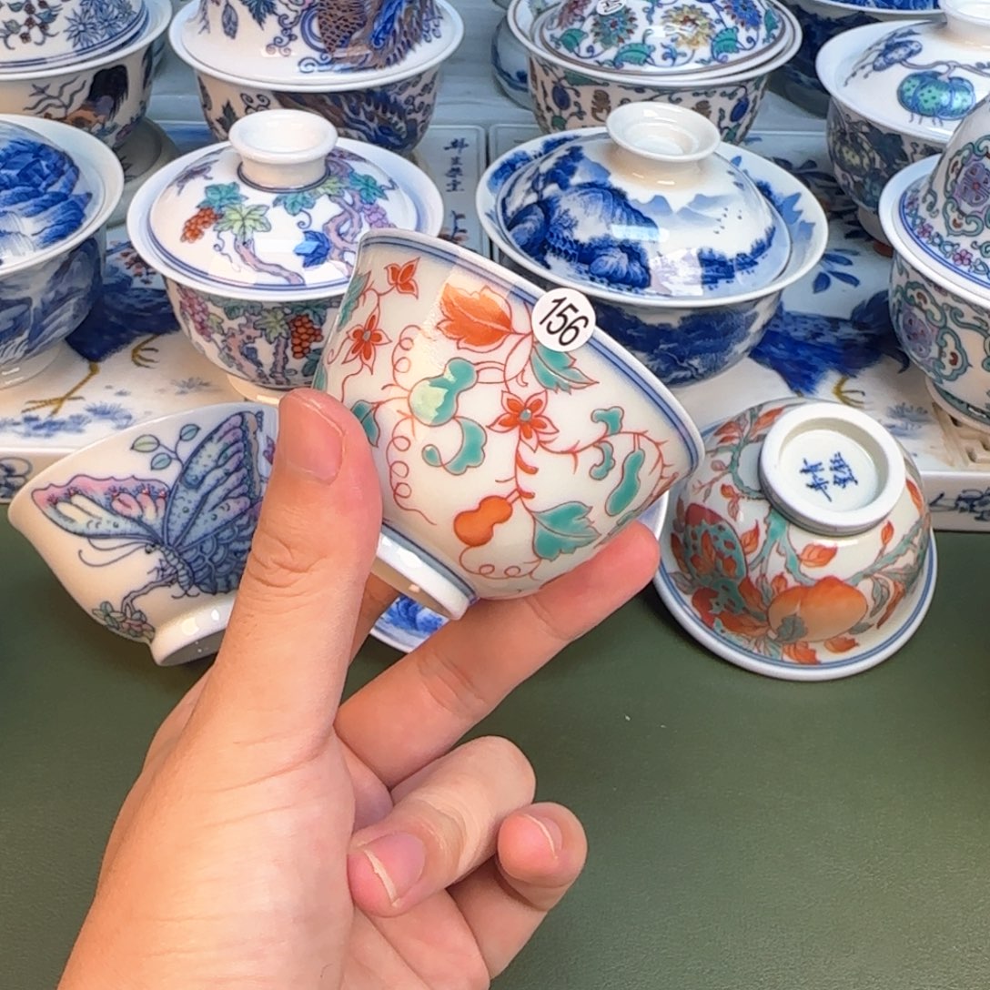 彦祖纯手工手绘茶具156