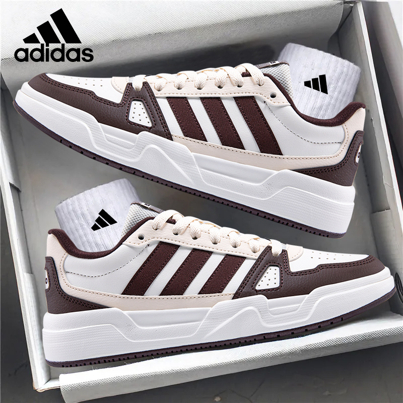 adidas阿迪达斯运动鞋男女同款春轻便低帮小白鞋百搭板鞋JR5232