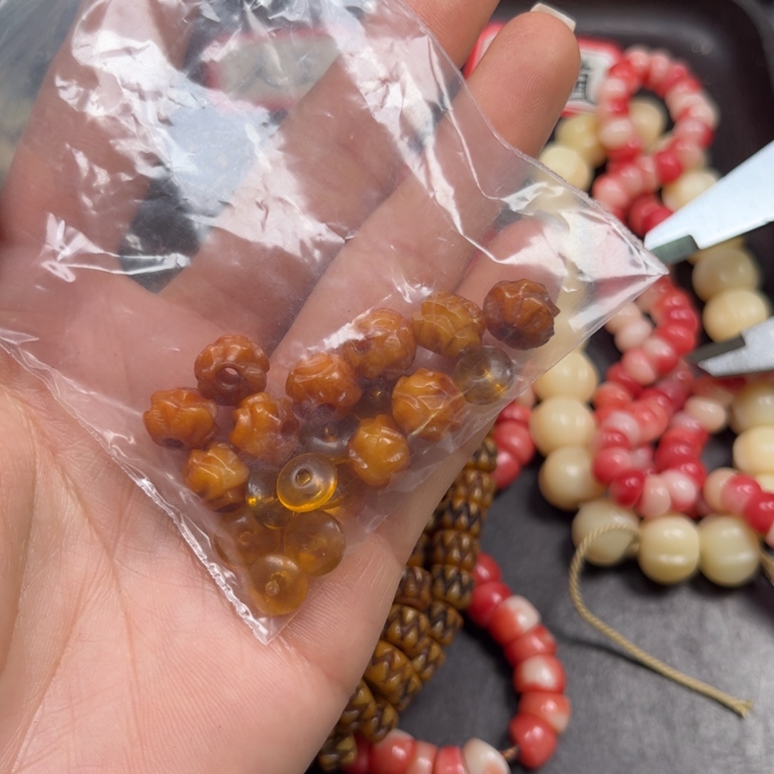 乐***一手串/手链驼骨编号215打包