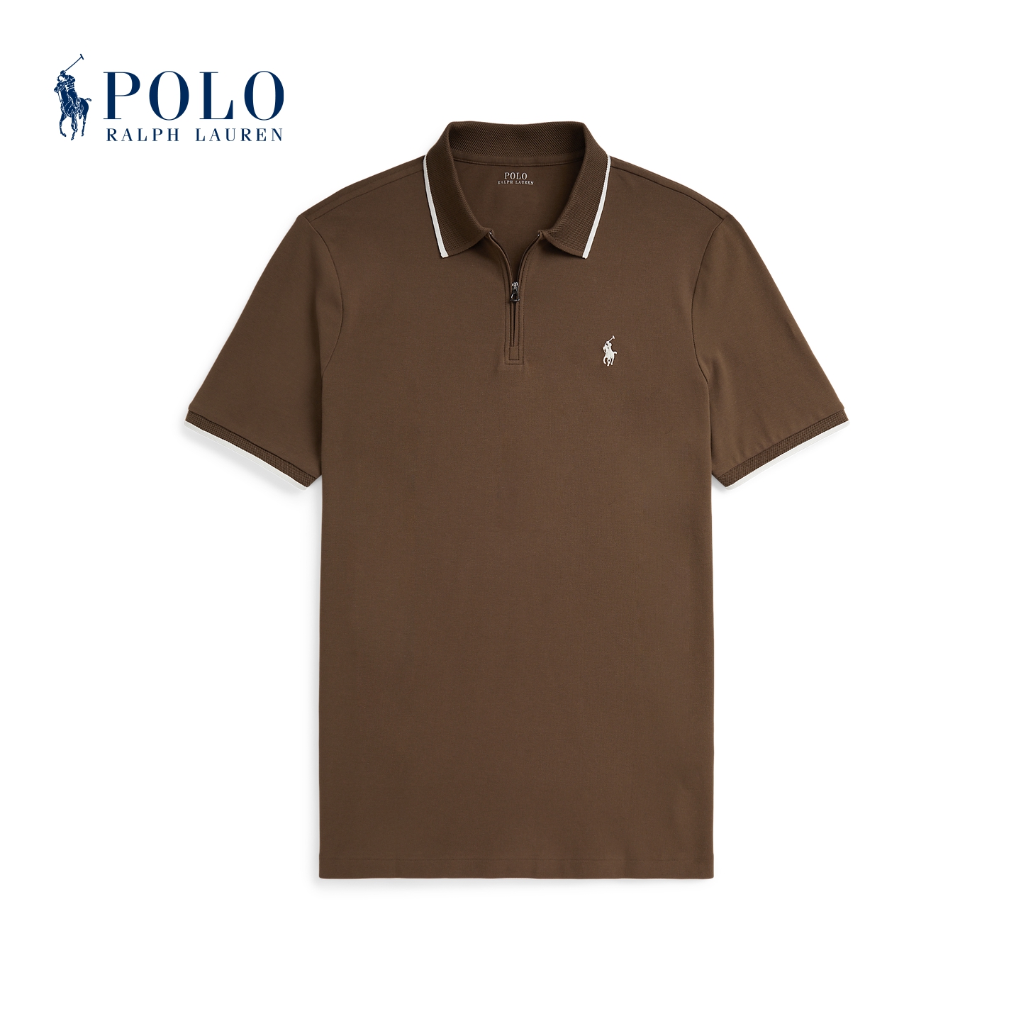 Ralph Lauren拉夫劳伦男 25秋经典版型弹力网眼布Polo衫710969610