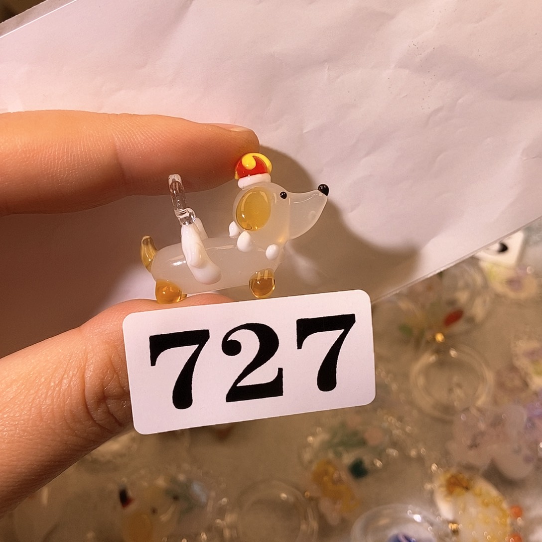 琉璃手工艺品727小狗