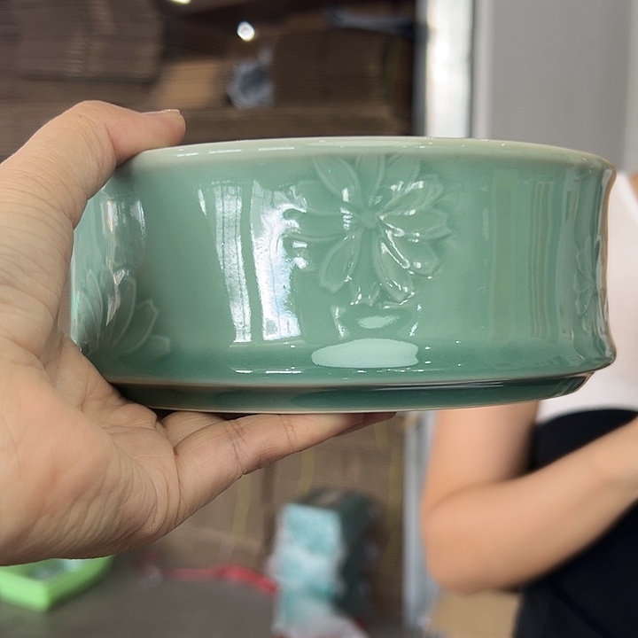 龙泉云间青瓷小米茶器