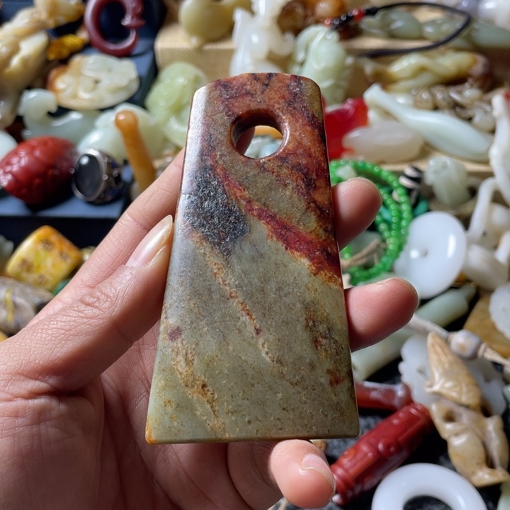 和田玉未镶嵌吊坠(不含链)