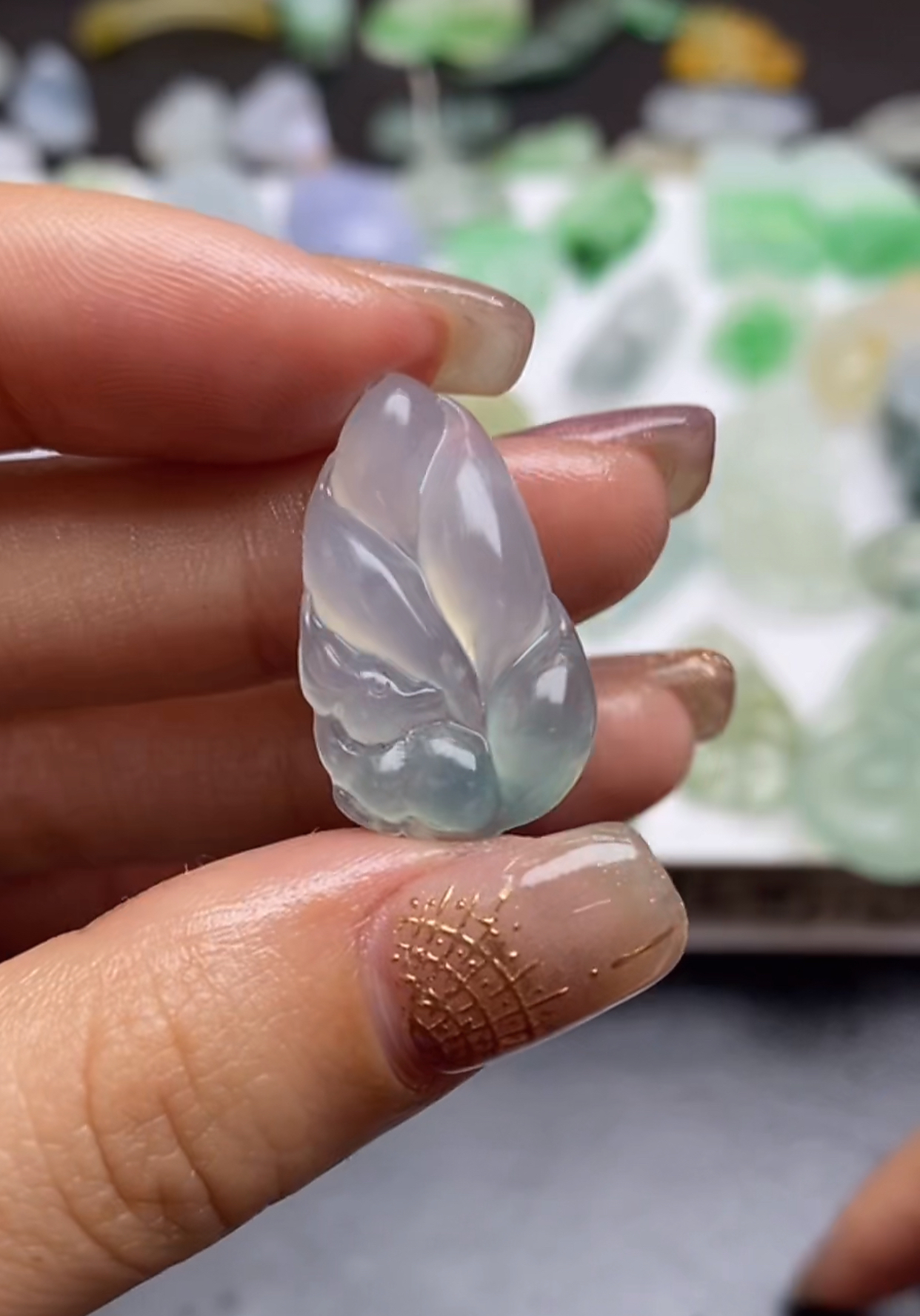 缅甸翡翠A货定制毛货多样性发一件~