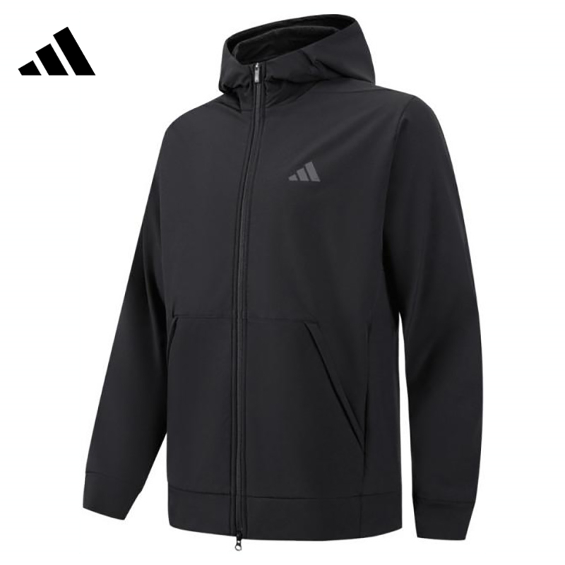 流光风Adidas阿迪达斯男子运动舒适休闲连帽夹克外套IN5607