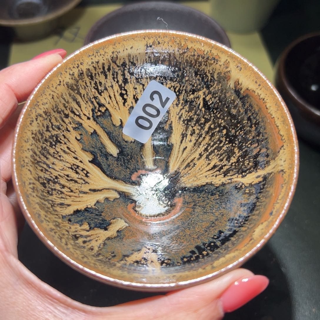 风***起茶盏全手工原矿原釉建盏