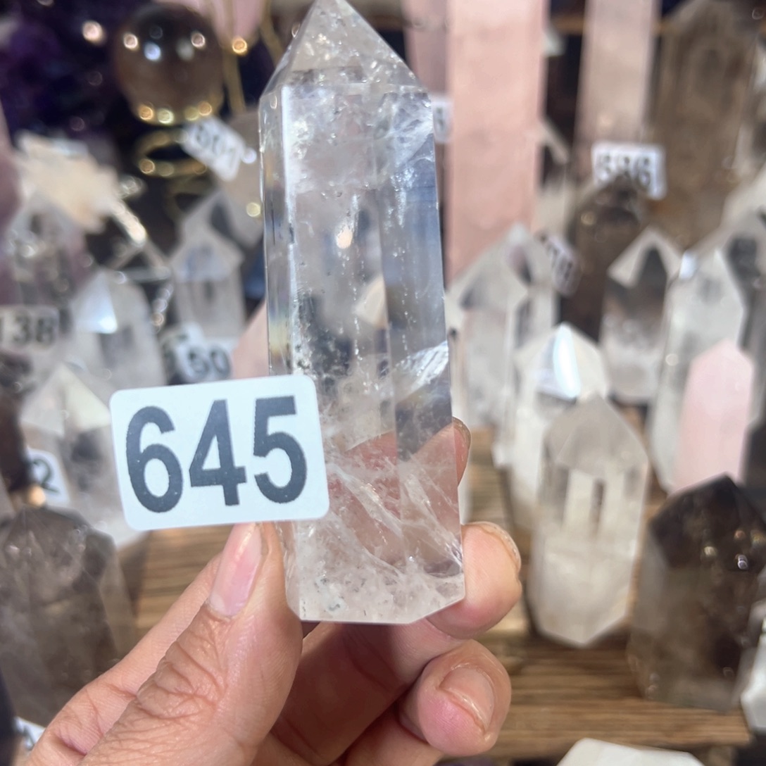 水晶天然水晶，默认微瑕未镶嵌