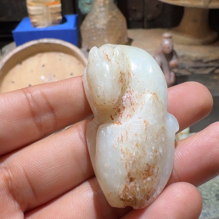 和田玉（糖玉）颈饰未镶嵌春***9