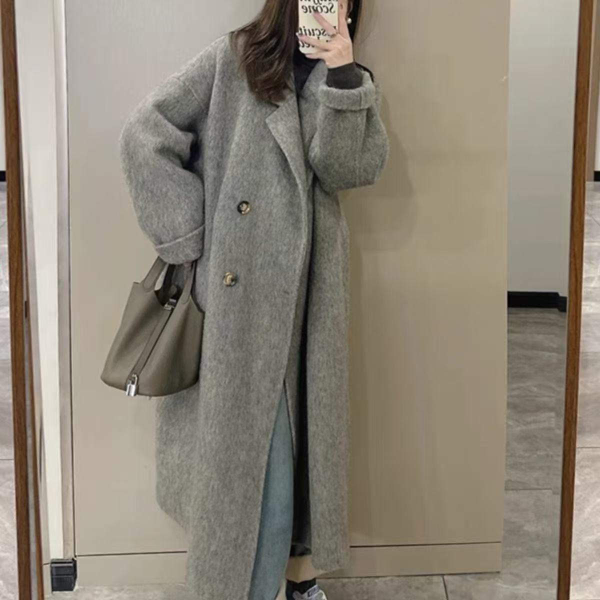 1101-1150女式冬装双面羊毛大衣（孤品尾货，默认微瑕）