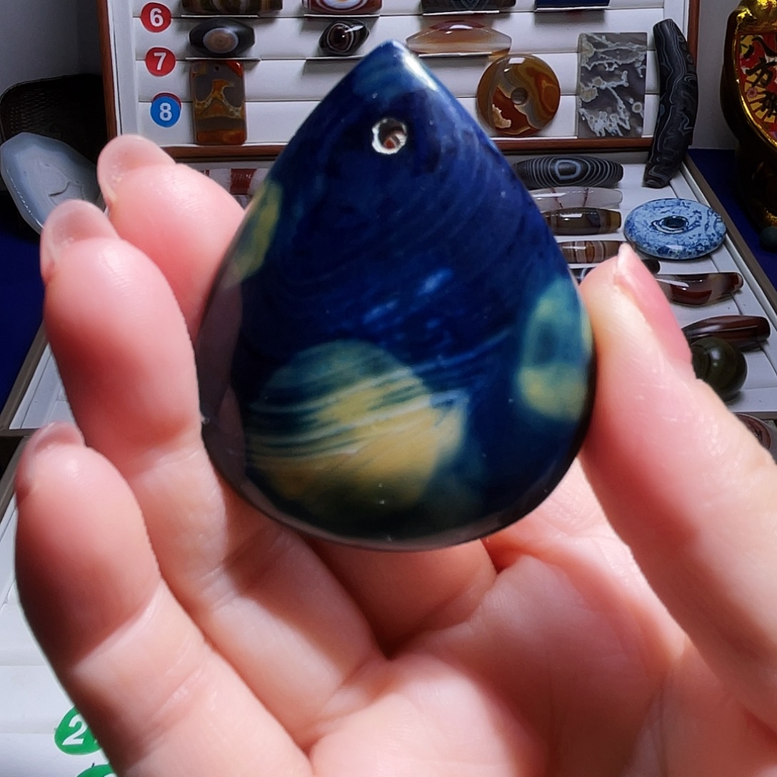 中***拿玛瑙未镶嵌吊坠玛瑙吊坠