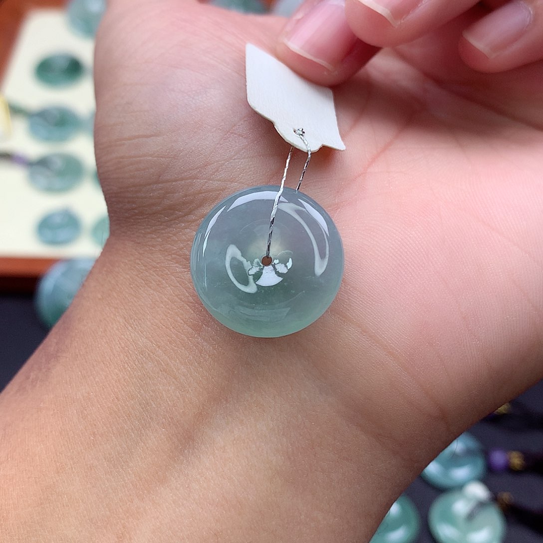 颈饰未镶嵌翡翠13 尺寸20.1-5.5