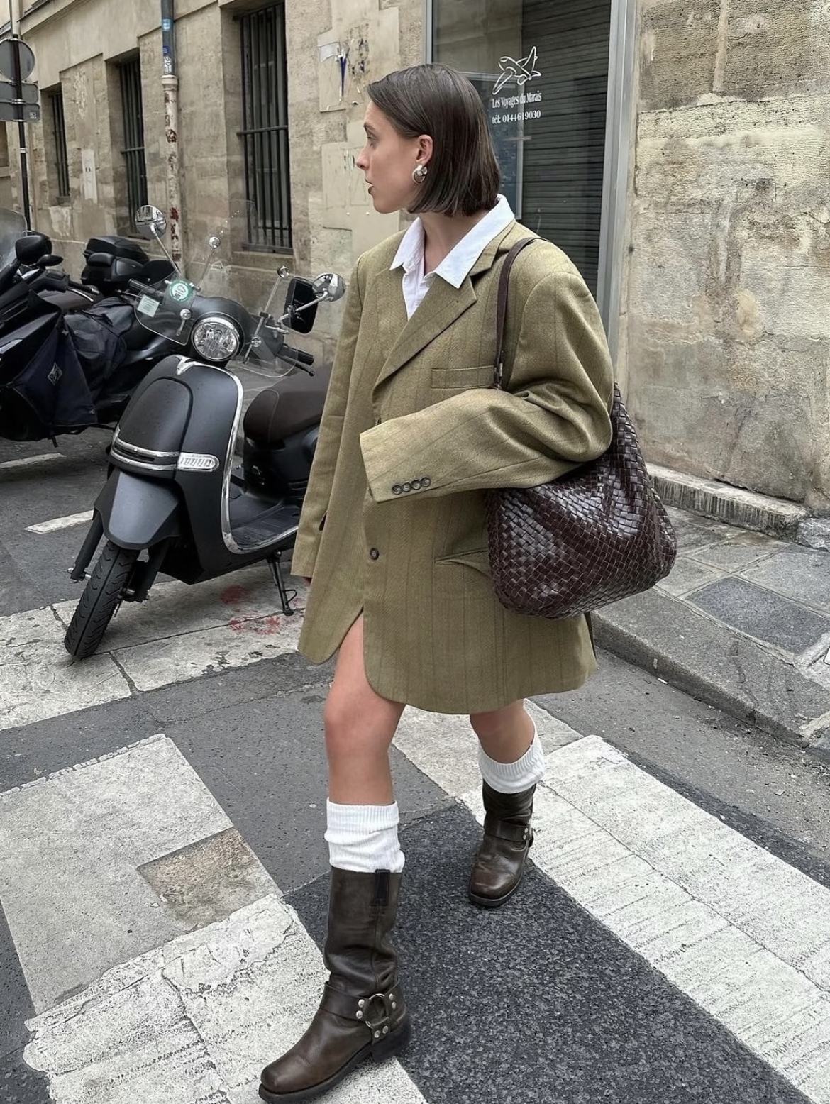 复古日制廓形男女同款中性西装