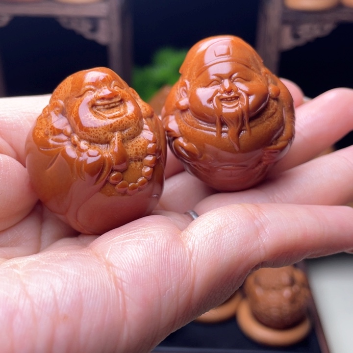 吊坠橄榄核财迷手球3.3