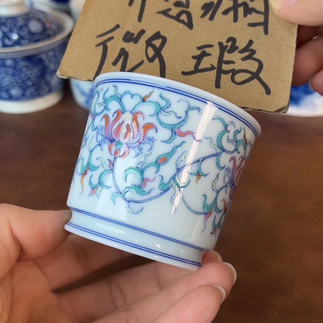 杯景德镇全手工手绘陶瓷
