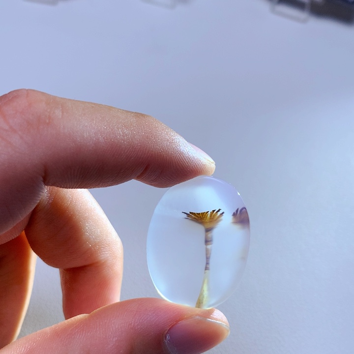 玛瑙/玉髓吊坠(不含链)未镶嵌泥*