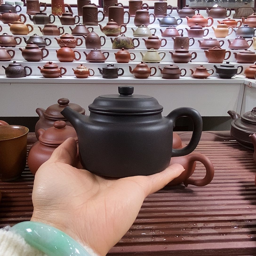 紫砂茶壶阿*宜兴原矿紫砂