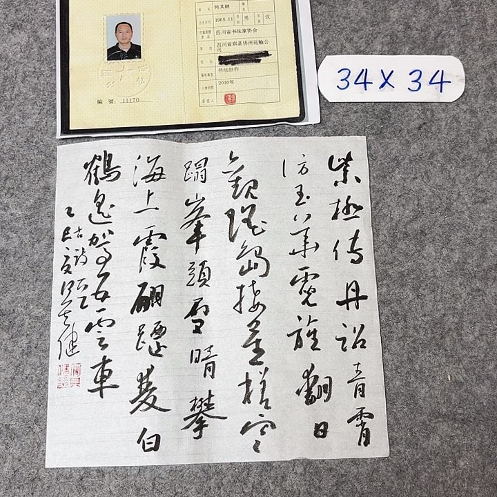 书法中书何其健34+34啊