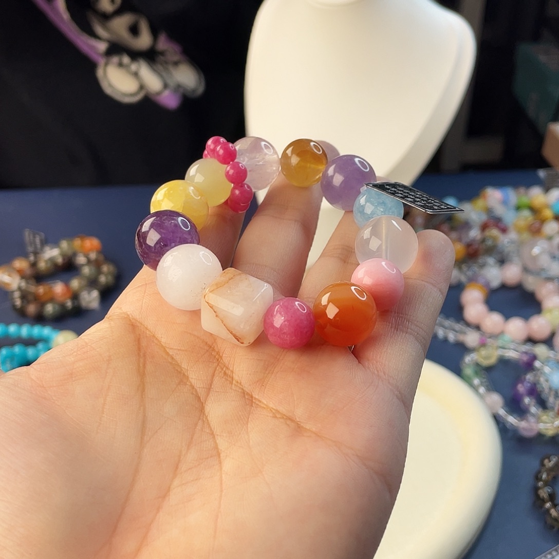 手链水晶银S925镶嵌