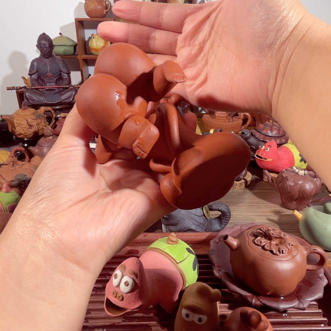 紫砂茶壶纯手工制作过程非常