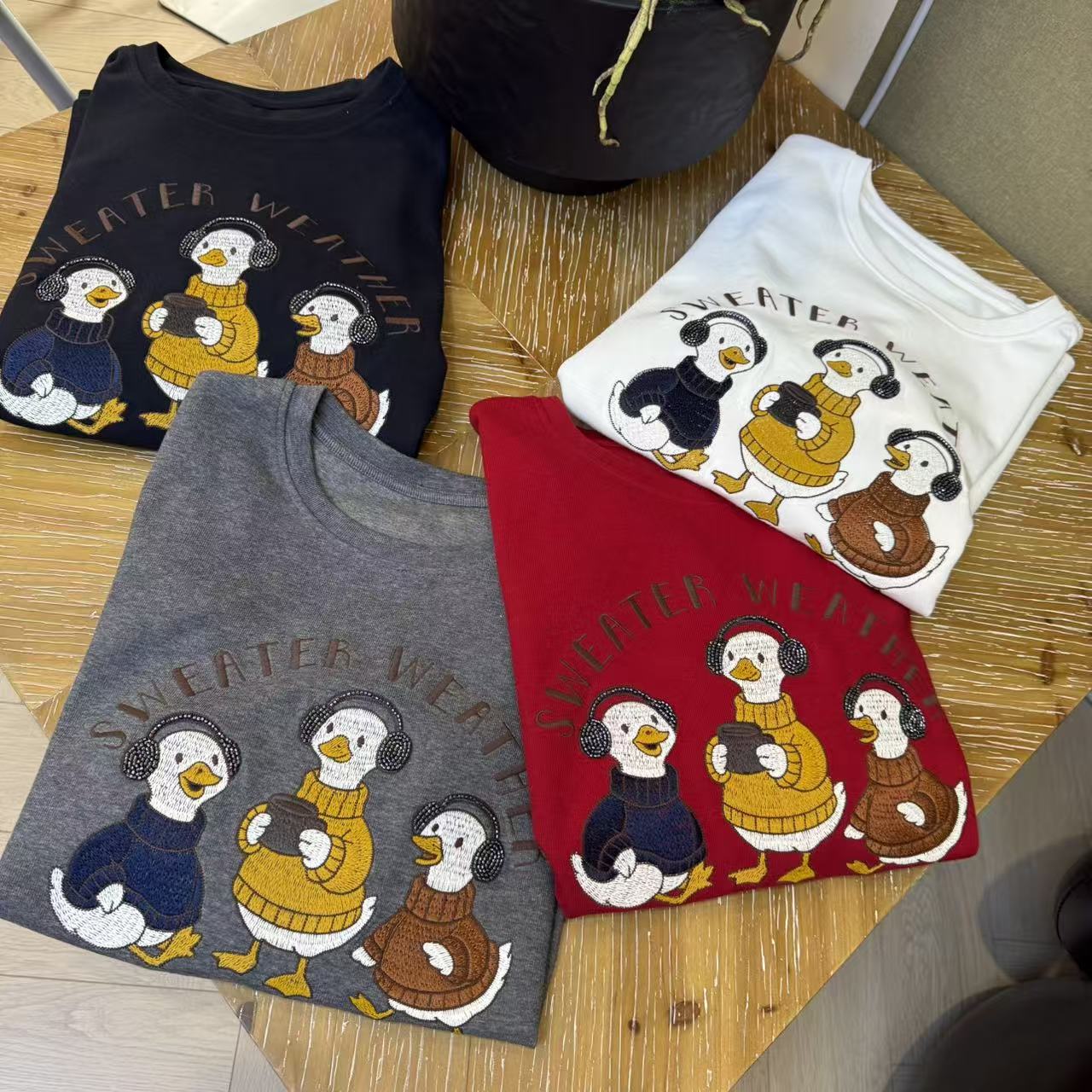 【WJ】冬款 祝 6108 四色T恤（均码）