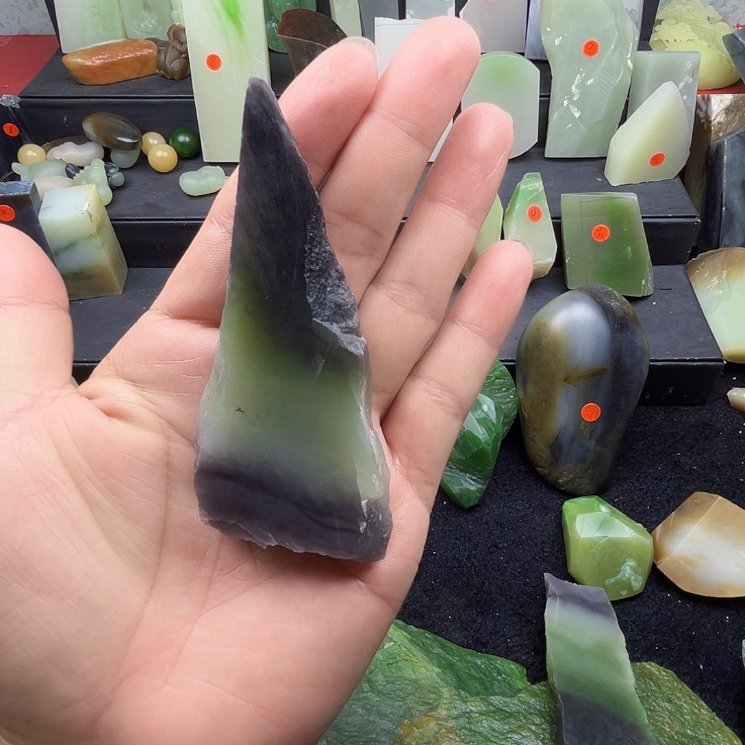 未镶嵌和田玉（糖玉）珠宝奇石淡*…