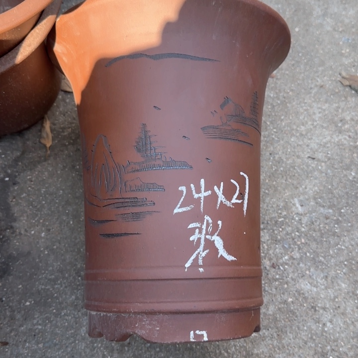 紫砂花盆特价清仓