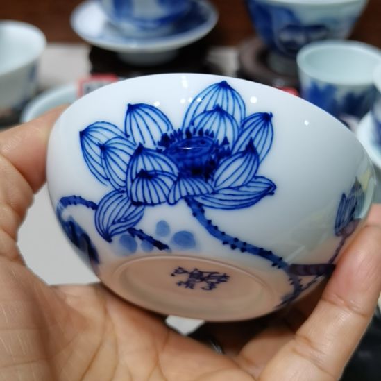 寻***觅杯张学鸿老师青花