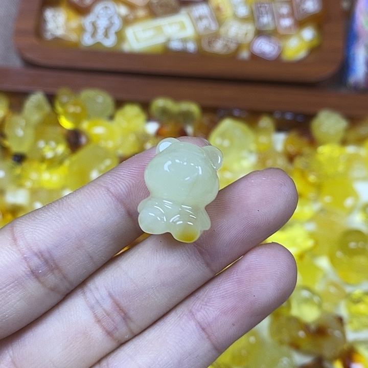 吊坠橄榄核小熊90