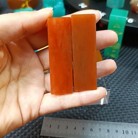 寿山石印石云南彩云冻