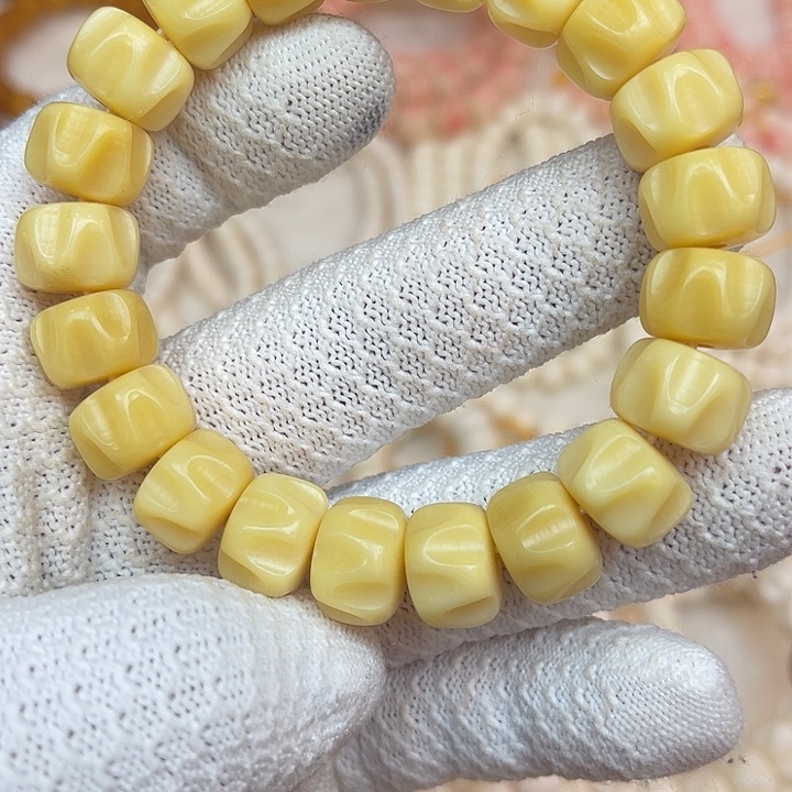 蓝***天手串/手链骆驼牙驼牙卡14百香