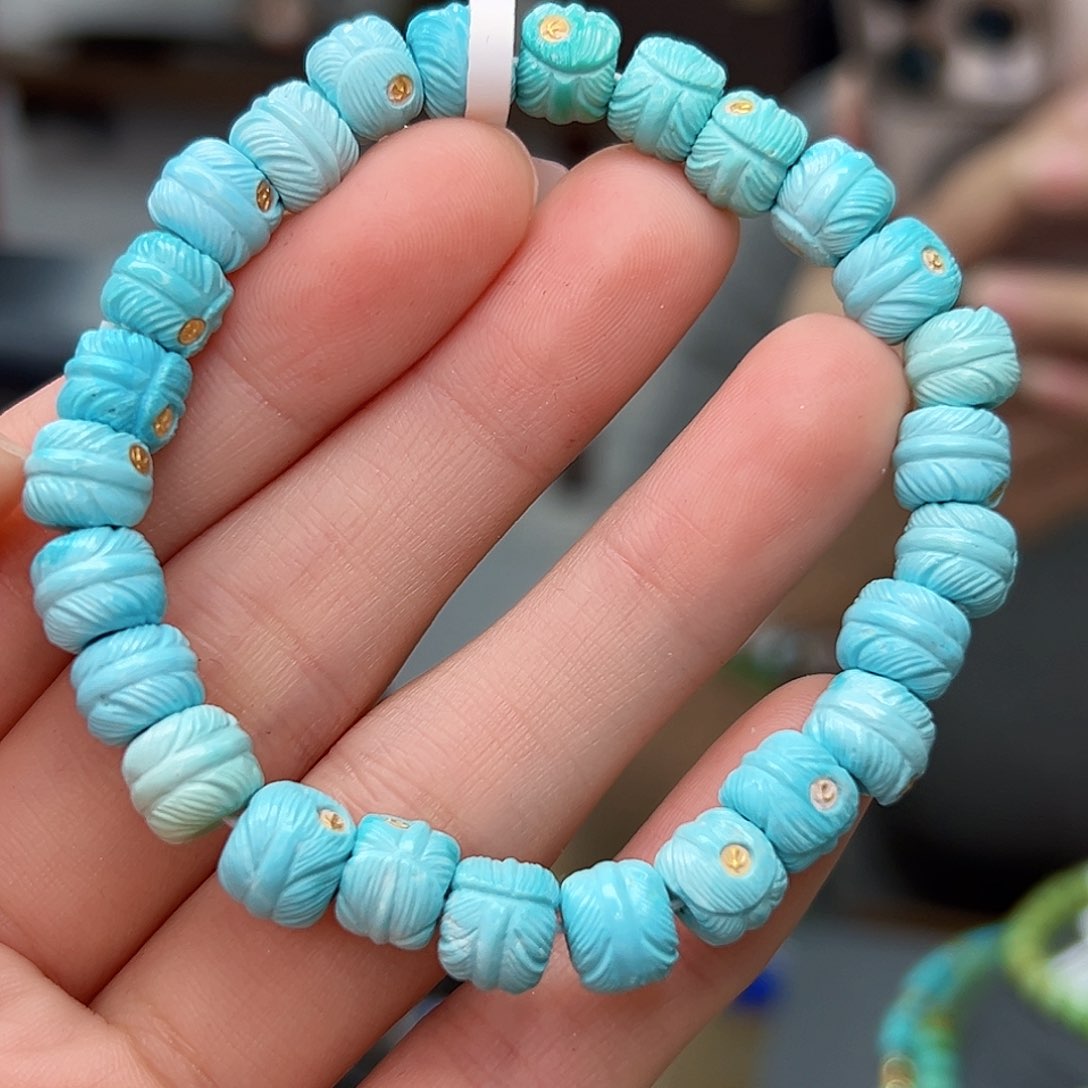 绿松石珠宝奇石未镶嵌