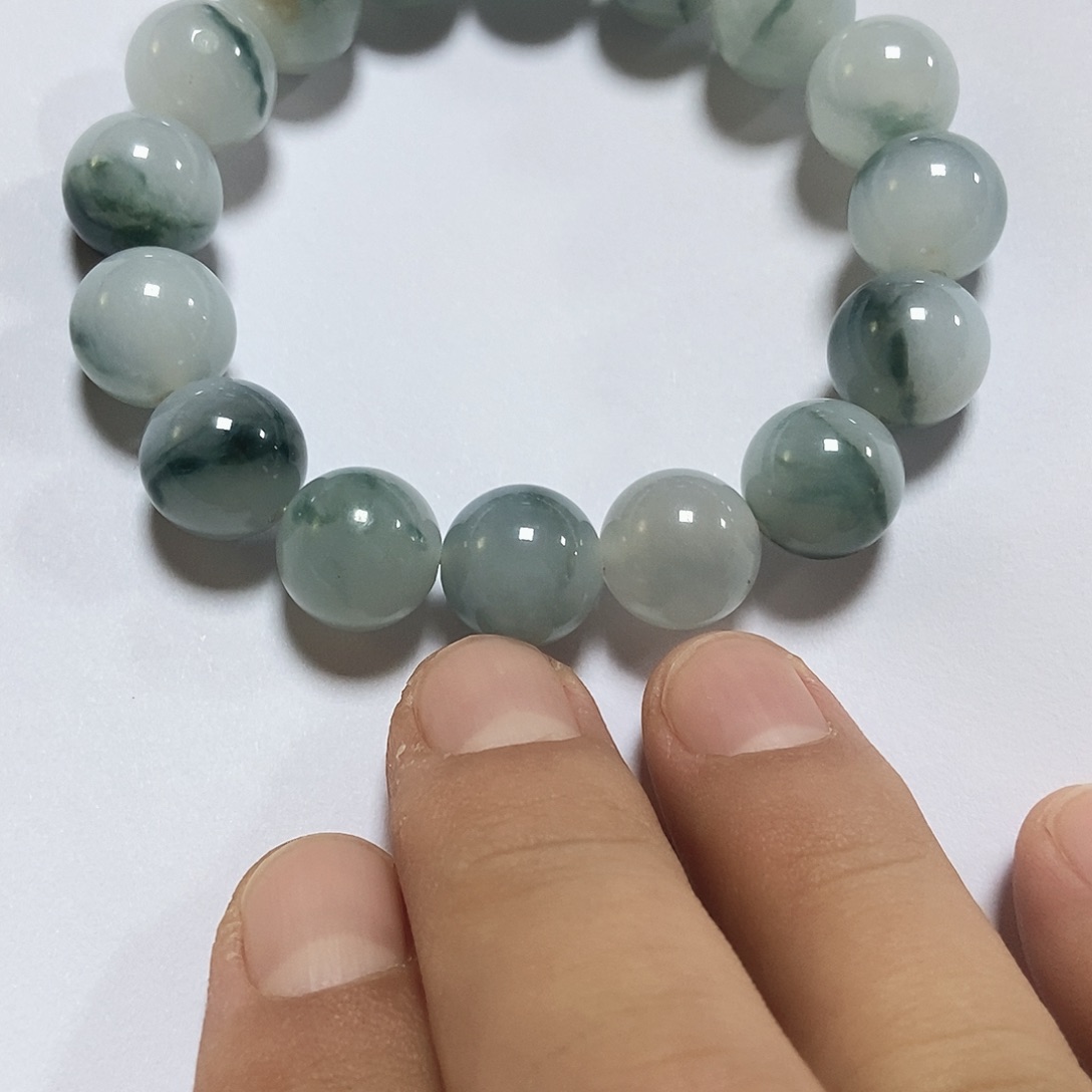 翡翠未镶嵌颈饰翡翠起胶手串卡13➕