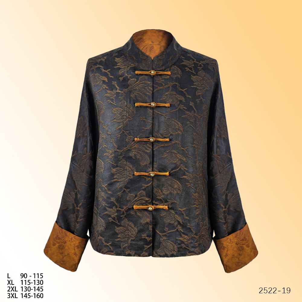 XN2025秋冬新款黄金缎上衣短外套上衣 2522-19