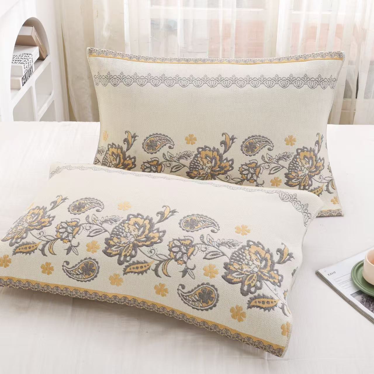 【枕巾】高奢定制 一对装52*75cm  谷安丽娜