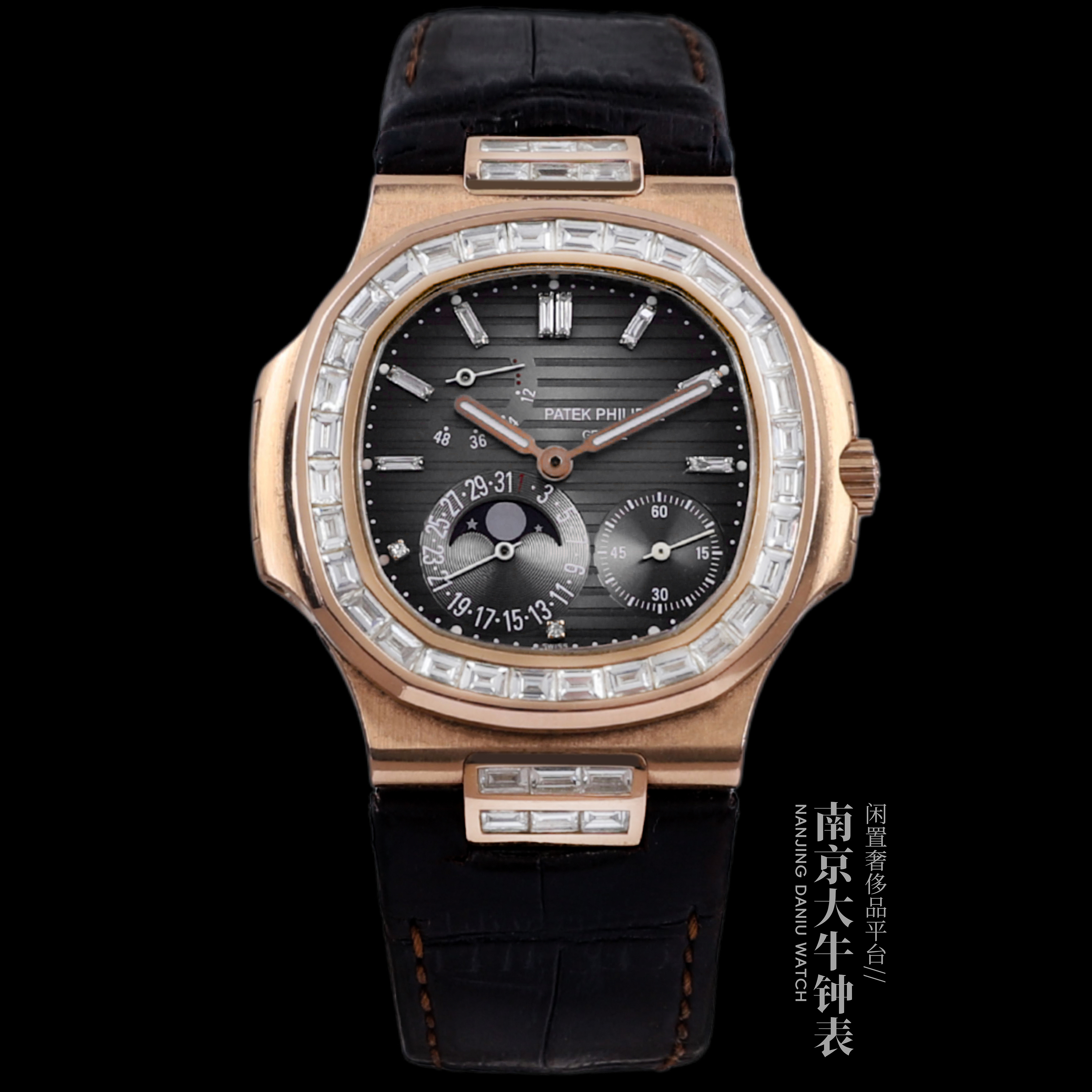 99新 Patek Philippe/百达翡丽 5055升级5724/后改/40mm/单表