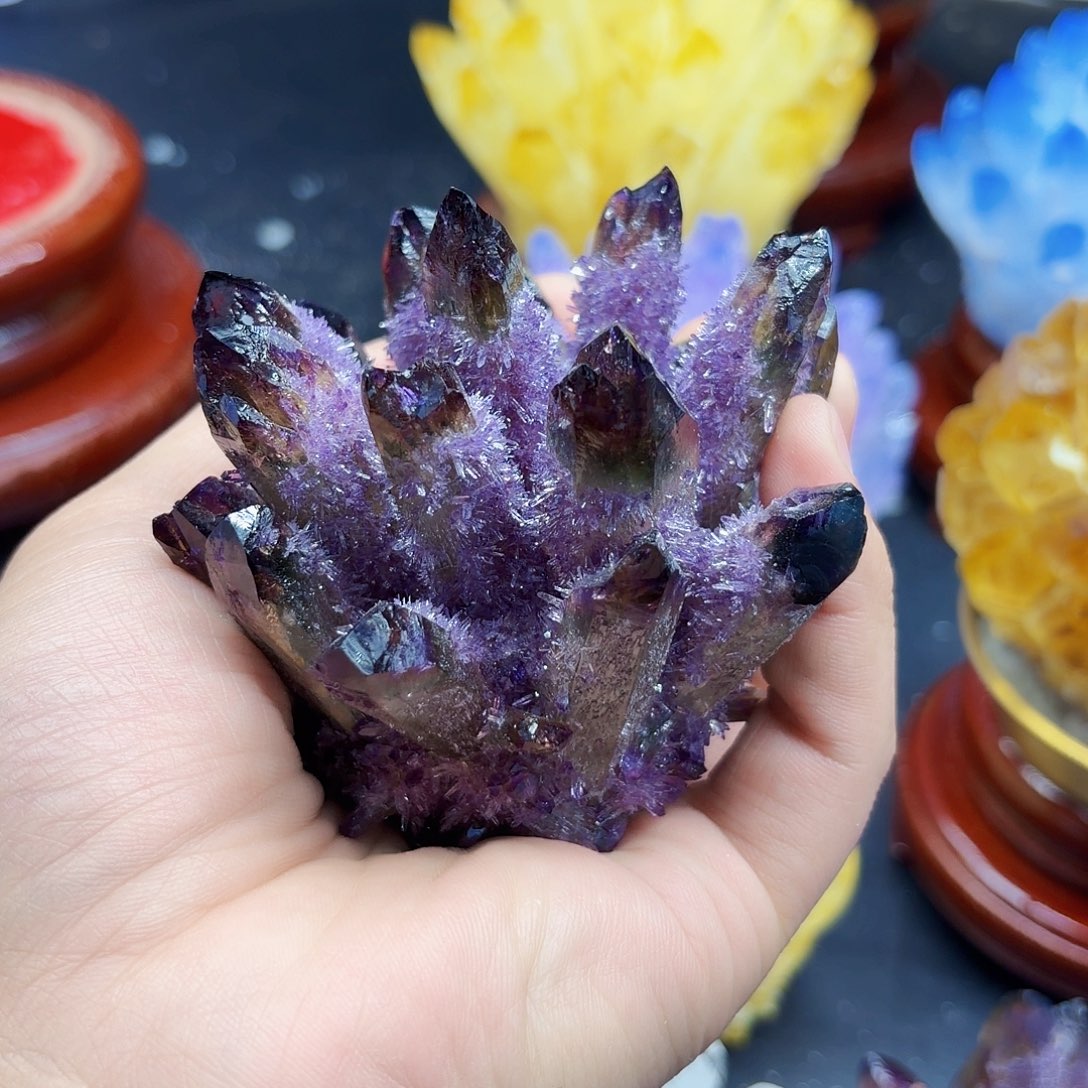 雨***荷石材水晶水晶水晶