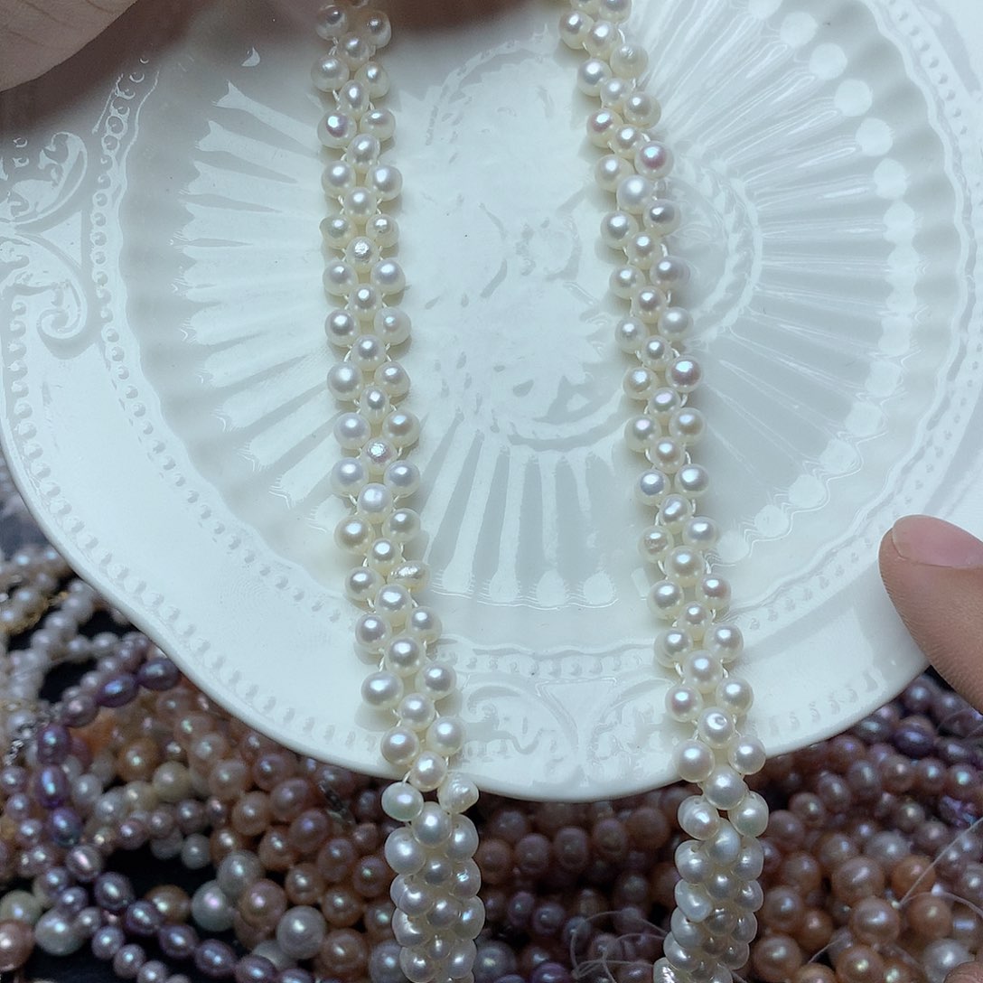 淡水珍珠5-6未镶嵌a88项链