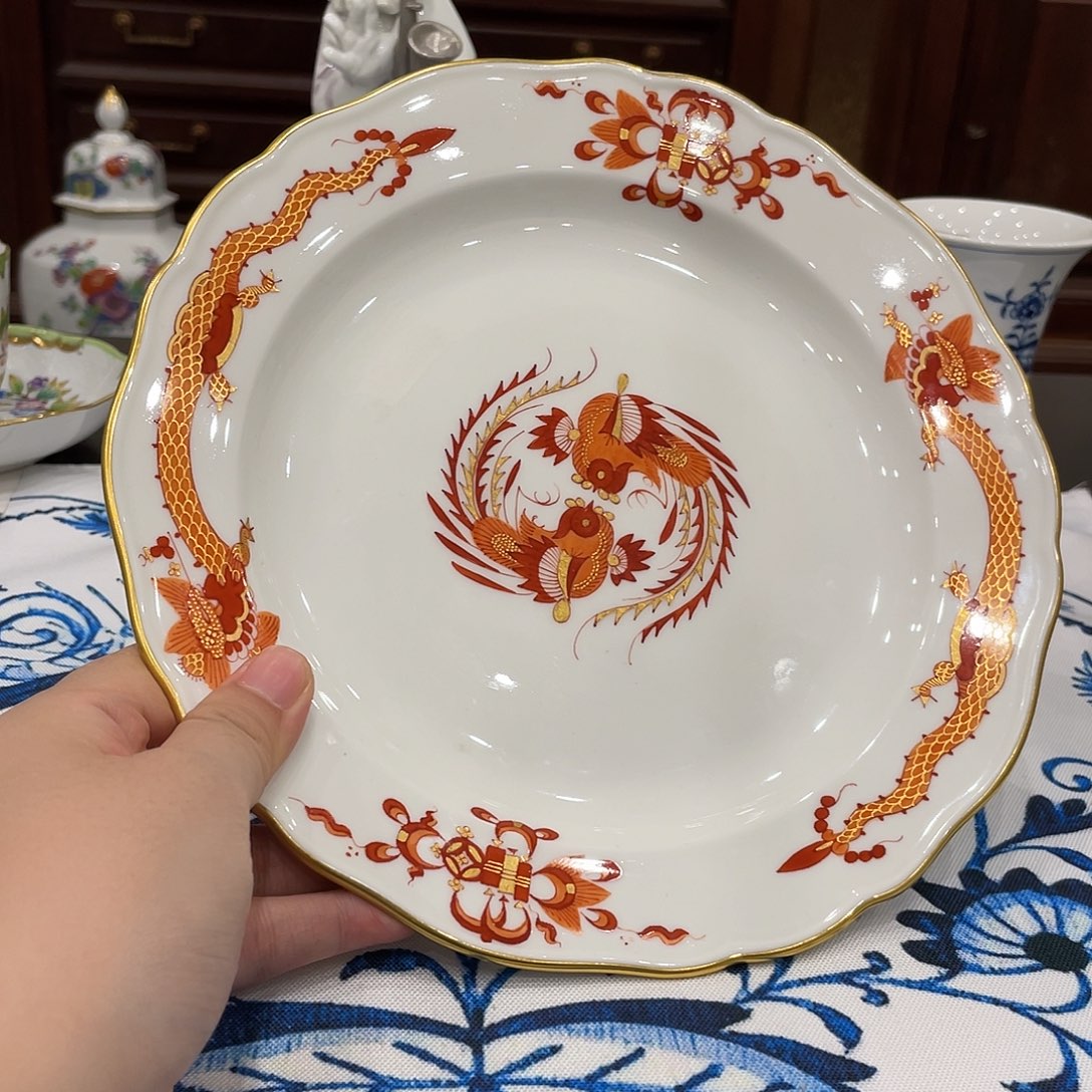 摆件中古一等餐盘