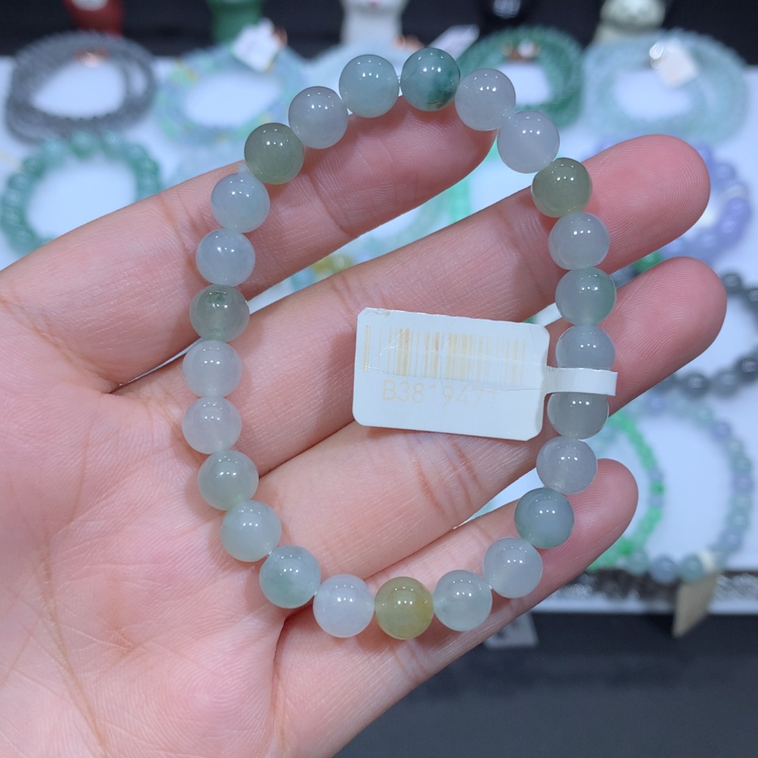 未镶嵌手串翡翠天然