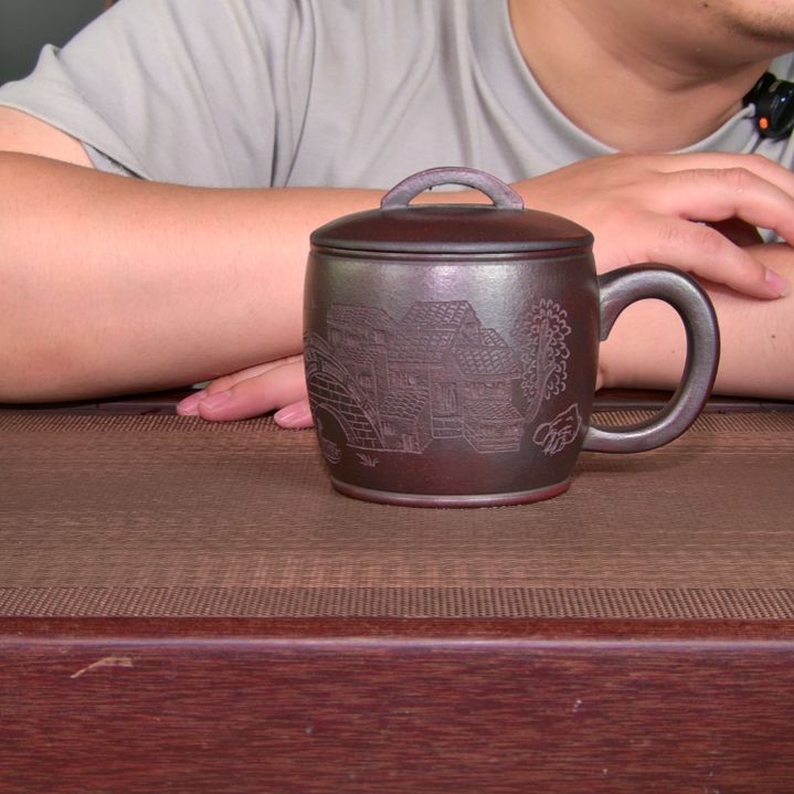 茶杯紫砂高货放漏